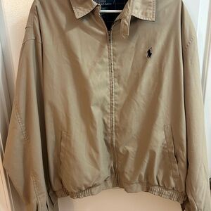 Ralph Lauren Men's Tan Windbreaker